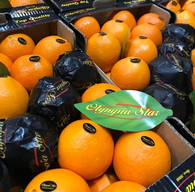 NAVELINA (ΝΑΒΑΛΙΝΑ): Ξεκινώντας στα τέλη Οκτωβρίου με πορτοκάλια NAVELINA (ΝΑΒΑΛΙΝΑ) κάνουμε αποπρασινισμό στα ωριμαντήριά μας. Ο αποπρασινισμός διαρκεί έως και τα μέσα Δεκεμβρίου. Συνέχεια έχουν τα φυσικά πορτοκάλια τα οποία διαρκούν έως και τα τέλη Φεβρουαρίου. NAVEL (ΝΑΒΕΛ): Περίπου στις 15-20 Δεκεμβρίου ξεκινούν τα πορτοκάλια ΜΕΡΛΙΝ (NAVEL) φυσικά, παράλληλα με τις ΝΑΒΑΛΙΝΕΣ και διαρκούν έως και τα τέλη Μαρτίου. LANE LATE (ΛΑΝΕ ΛΕΪΤ): Ξεκινούν τέλη Μαρτίου. Πρόκειται για όψιμη ποικιλία, εξαιρετικά πορτοκάλια με έντονο χρώμα και γεύση. Διαρκούν έως και τα τέλη Μαϊου. VALENCIA (ΒΑΛΕΝΤΣΙΑ): Ξεκινούν στα μέσα Απριλίου και διαρκούν έως και τα τέλη Σεπτεμβρίου. Μεσαίος καρπός, πλούσια γεύση και τέλειο άρωμα.